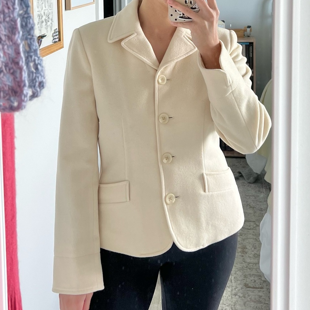 Harve Benard Cream Women's Blazer